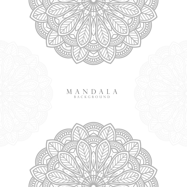 Dekorativer mandala-design-hintergrund