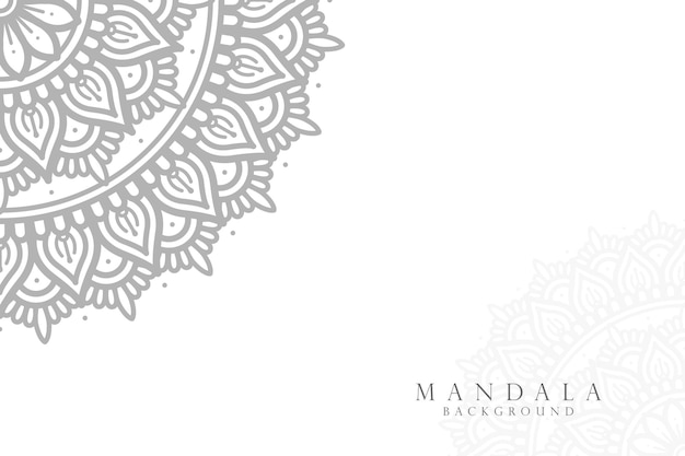 Dekorativer mandala-design-hintergrund