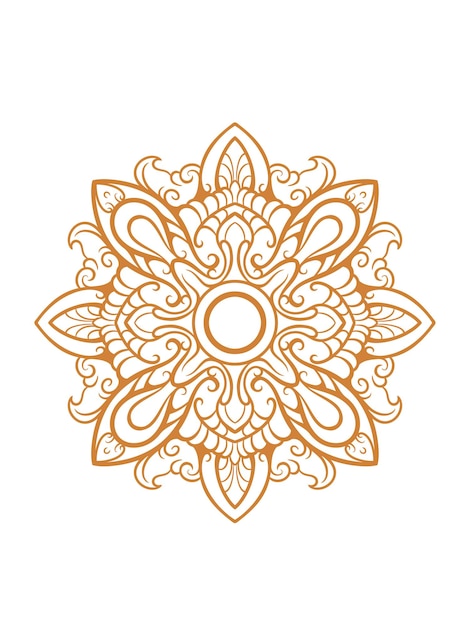 dekorativer Mandala-Designhintergrund