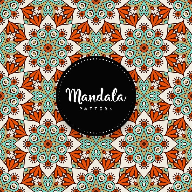Vektor dekorativer mandala-designluxushintergrund