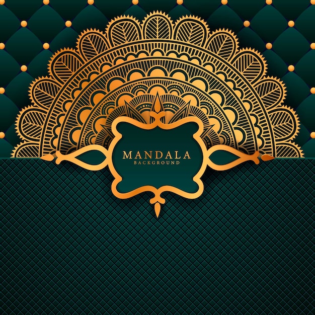 Dekoratives ethnisches Luxus-Mandala-Element