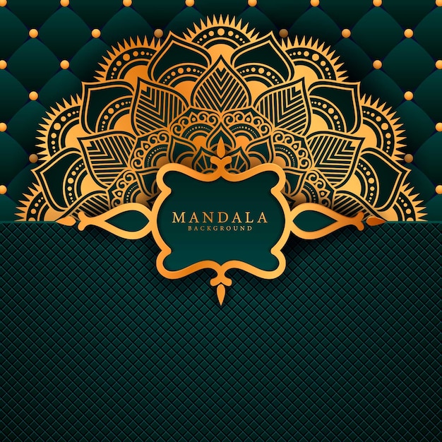 Vektor dekoratives ethnisches luxus-mandala-element