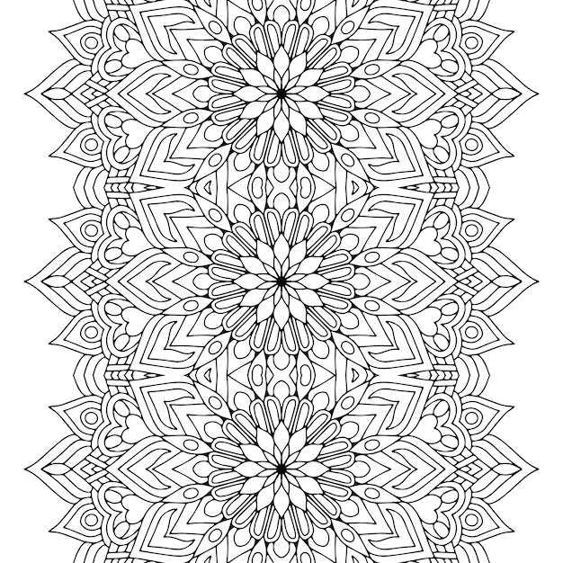 Dekoratives luxus-mandala-design