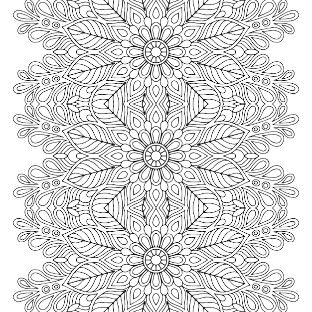 Dekoratives luxus-mandala-design