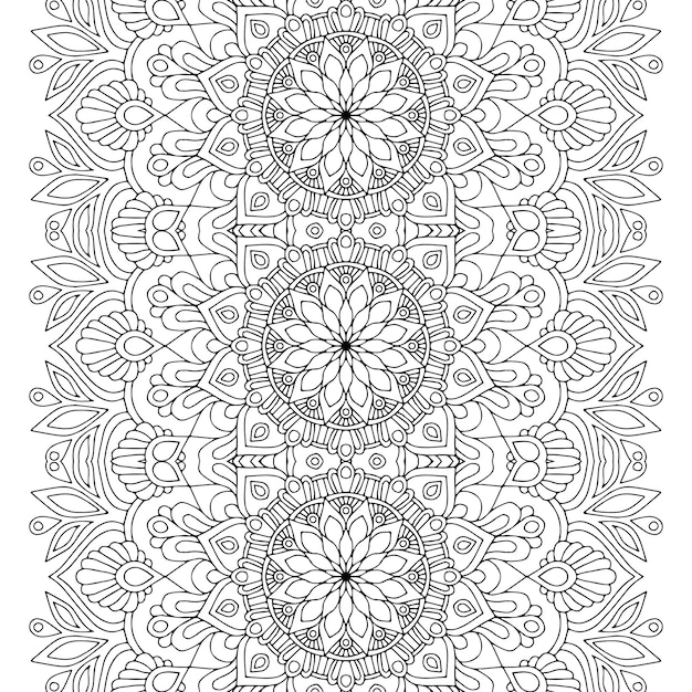 Dekoratives luxus-mandala-design