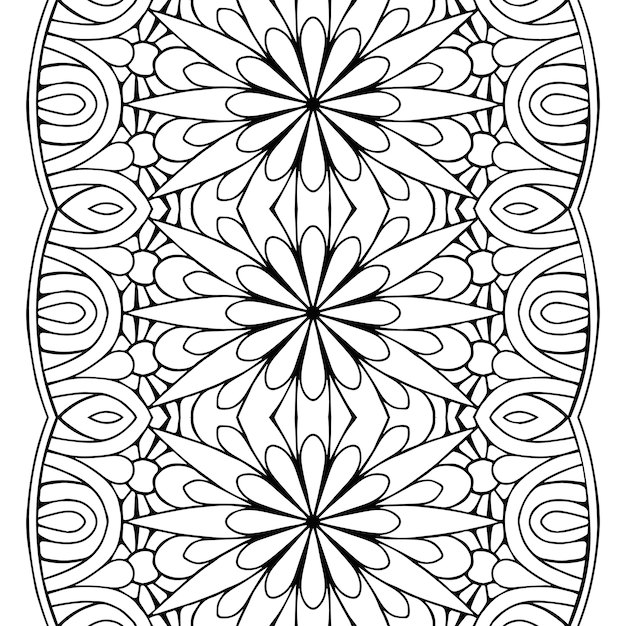 Dekoratives luxus-mandala-design