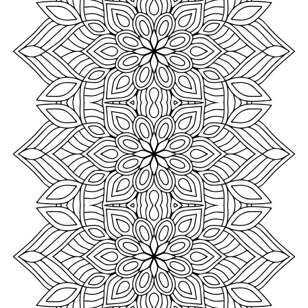 Dekoratives luxus-mandala-design