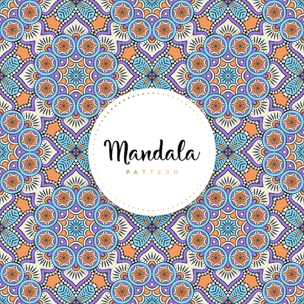 Dekoratives luxus-mandala-design