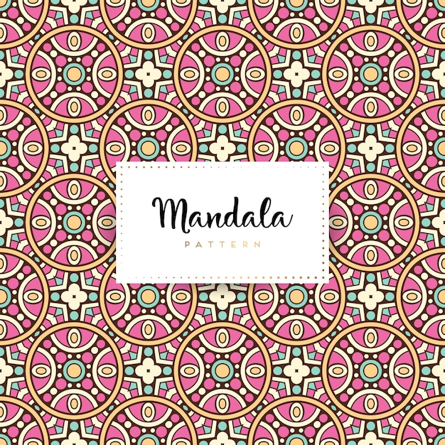 Dekoratives luxus-mandala-design