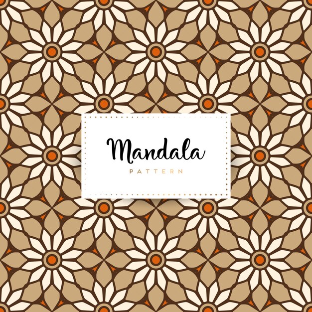 Dekoratives luxus-mandala-design
