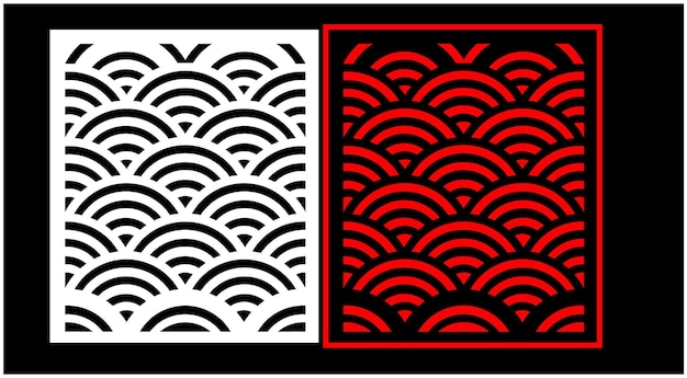 Dekoratives Wandpaneel-Set, Jali-Design, CNC-Muster, Laserschnitt-Muster, Fräser, CNCcuttingJali