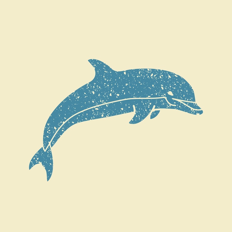 Vektor delphin-vektor-symbol