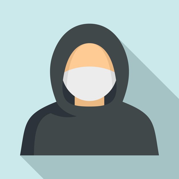 Demonstranten-Mann-Symbol Flache Illustration des Demonstranten-Mann-Vektorsymbols für Webdesign