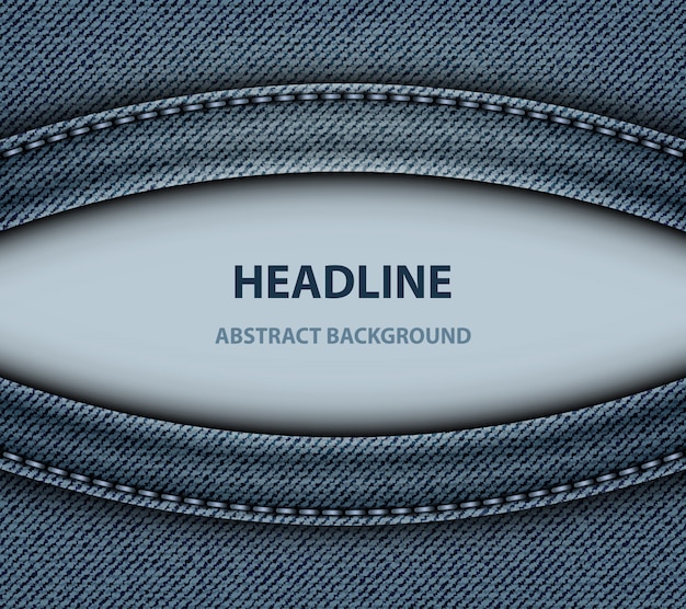 Denim mit Lochbogen