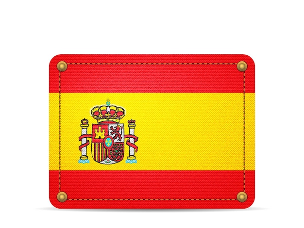 Denim-Spanien-Flagge