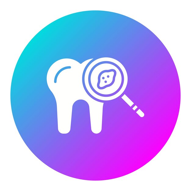 Vektor dental checkup vektor-symbol kann für health checkup icon-set verwendet werden