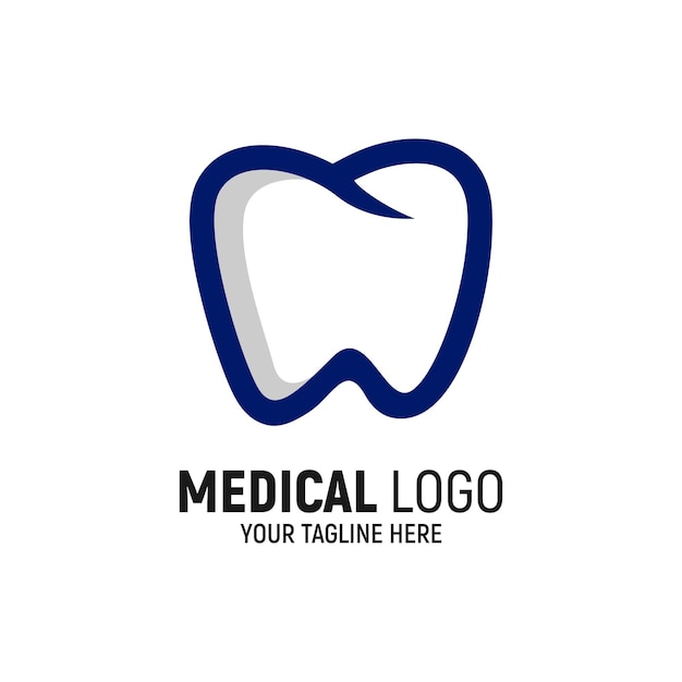 Dental-logo-design-vorlage inspiration vektor-illustration