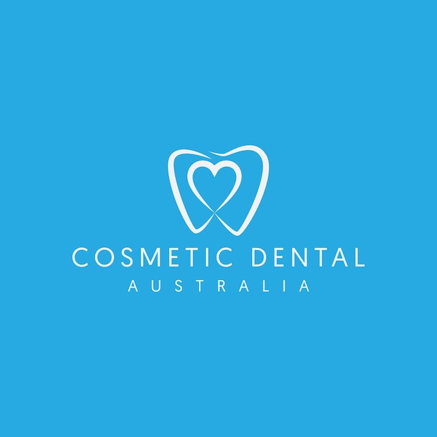 Dental Love Logo-Konzept