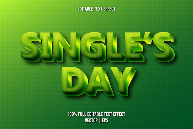 Der bearbeitbare Texteffekt des Singles im Retro-Stil