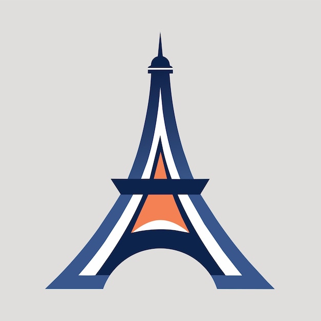 Der Eiffelturm, ein Wahrzeichen in Paris, ist in einem minimalistischen Stil vor einem klaren Himmel festgehalten. Eine minimalistische Darstellung einer Walnuss