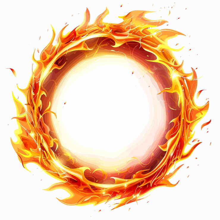 Vektor der feuerkreis