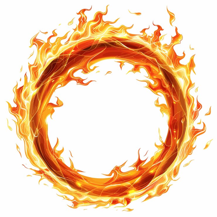 Vektor der feuerkreis