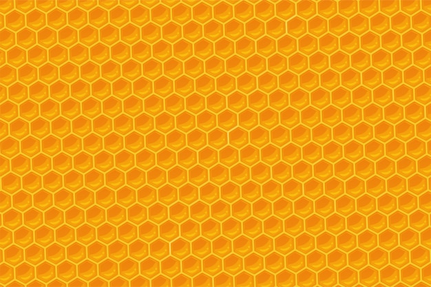 Der geometrische Bienenwabenhintergrund.