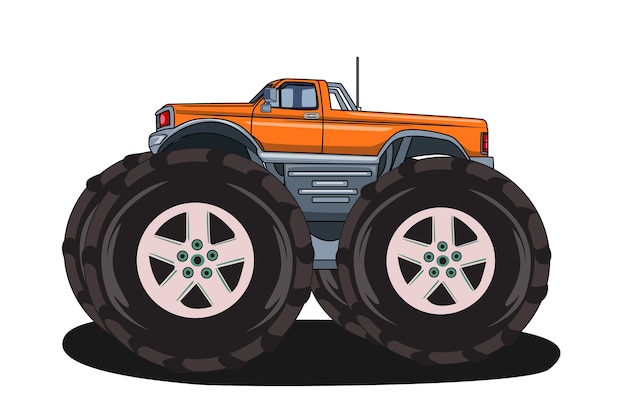 Der große monstertruckvektor