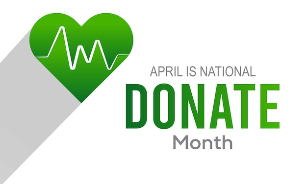 Der national donate life month findet jedes jahr im april statt