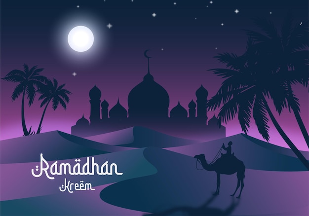 Vektor der ramadhan