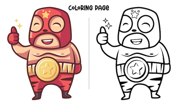 Der Red Mask Wrestler ist der Gewinner