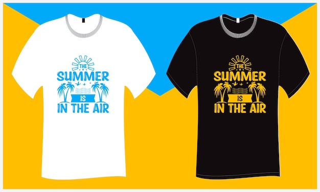 Der sommer liegt in der luft svg-t-shirt-design