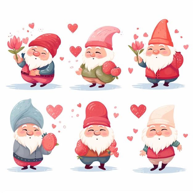 Der valentinstag-gnome