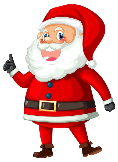 Der Weihnachtsmann im Cartoon-Stil