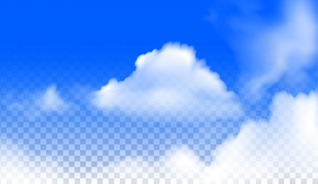 Der Wolken realistische Vektor