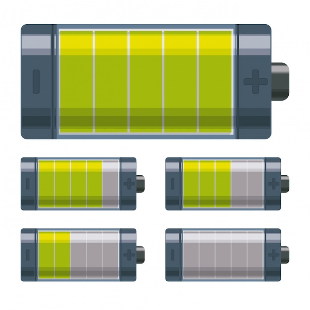 Design der batterieenergie.