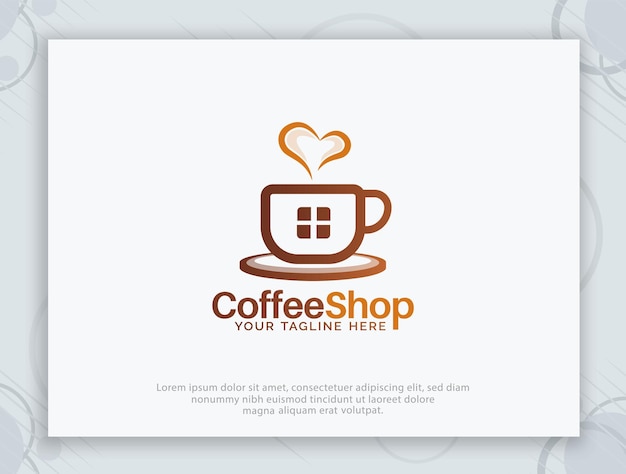 Design des Coffeeshop-Logos
