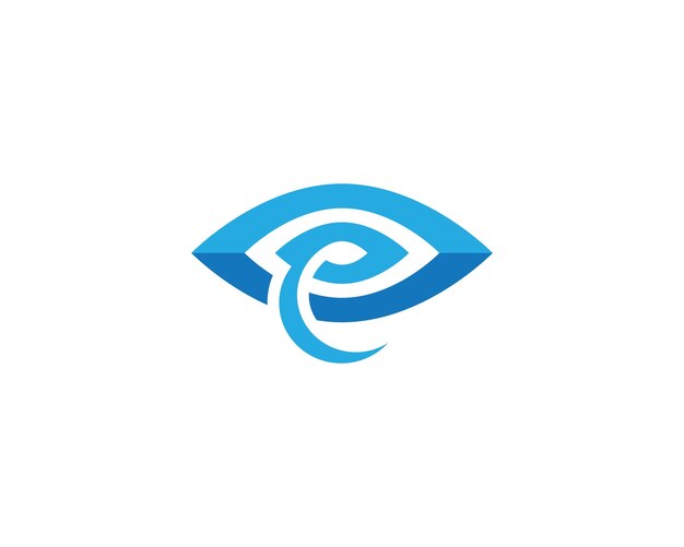 Vektor design des eye-care-vektor-logos