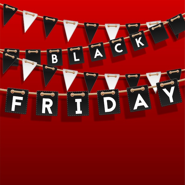 Design des Plakats des Black Friday-Verkaufs