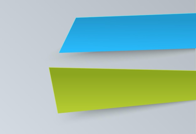 Design-Elemente Business-Präsentationsvorlage Legen Sie geometrische Vektor eps10 horizontale Banner fest Lebendige Plastikkarten mit Schatten im Materialdesign-Stil Origami-Papierstücke Neue Kollektions-Tags