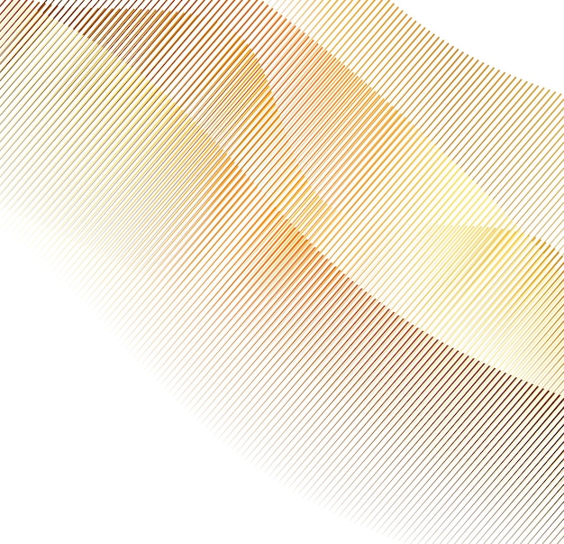 Design-Elemente Welle aus vielen glitzernden Linien Kreis Abstrakte leuchtende Wellenstreifen auf weißem Hintergrund isoliert Vektor-Illustration EPS 10 Glitzerwellen mit Linien, die mit dem Mischwerkzeug erstellt wurden