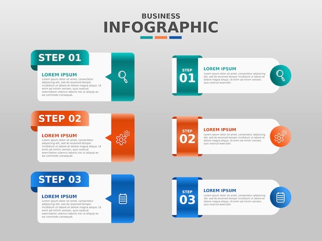 Design-infografik-business-vorlage