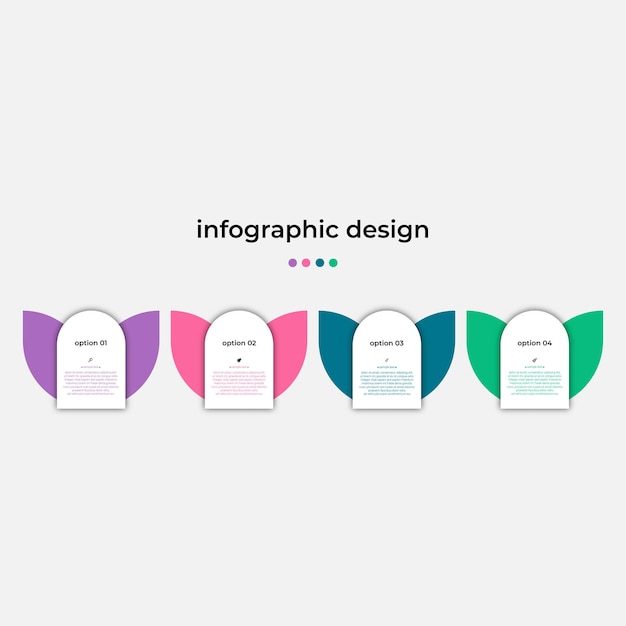 Design-infografik-vorlage business-vektor