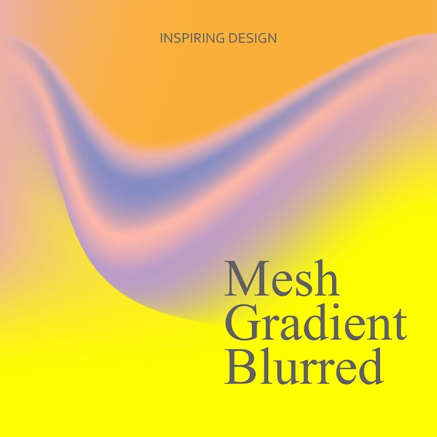 Design-Mesh-Gradient verschwommen