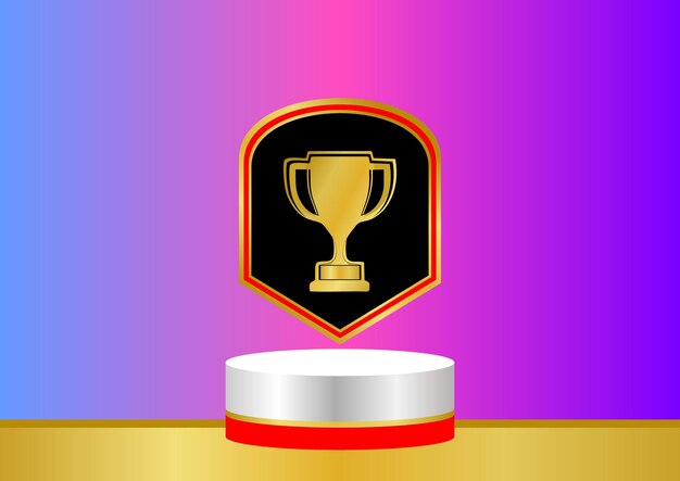 Design-Mockup mit goldem erstaunlichem Kern