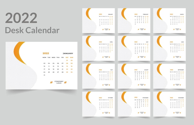 Design tischkalender 2022