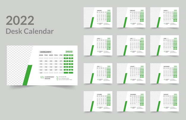 Design tischkalender 2022