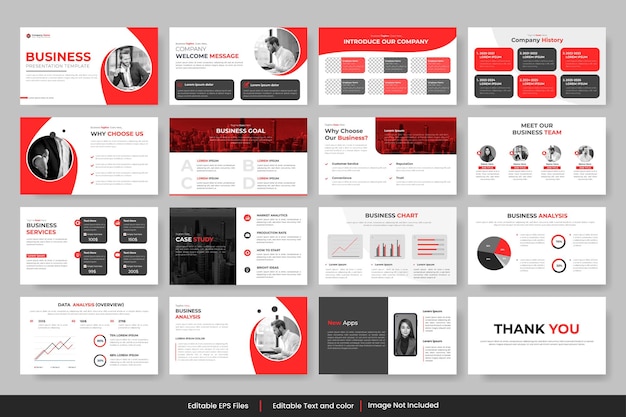 Design von PowerPoint-Präsentationsvorlagen für Projektvorschläge oder Design von Geschäftsvorschlägen