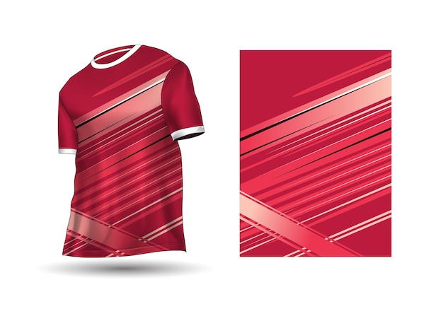 Design von sport-t-shirt mit rosa streifen