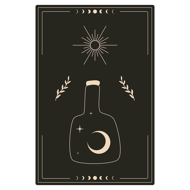 Vektor design von tarotkarten